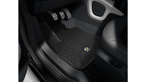 Mercedes-Benz Ripsmatten, 2-tlg. Satz, smart fortwo 453, gesticktes Logo 1