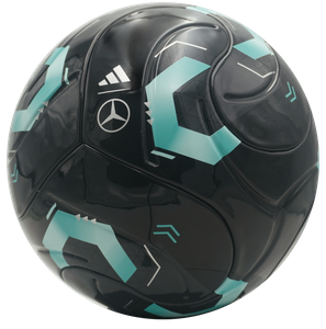 Original Mercedes-Benz Fußball schwarz / aqua / grau, TPU, adidas 1