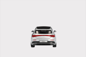 Original Mercedes-Benz CLA hightechsilber, NZG, 1:18 4