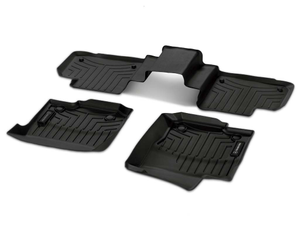 Gummimatten schwarz 3-teilig 1