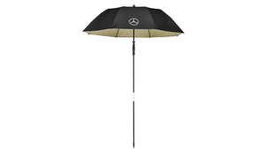 Strandschirm schwarz/beige mit Mercedes-Benz Logo 2