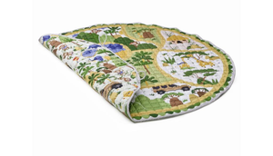 Mercedes-Benz Spieldecke, weiß/grün 1