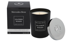Mercedes Benz Leather Wood Duftkerze mit Verpackung 1
