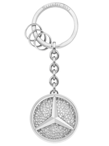 Mercedes-Benz Schlüsselanhänger ST. TROPEZ, Swarovski, weiß 1