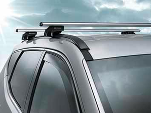 Relingträger auf grauem Auto 1