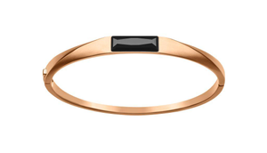 Armreif mit schwarzem Kristall 1