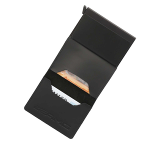 AMG Slimwallet in schwarz geöffnet 6