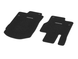 Ripsmatten schwarz. 2-teilig 1