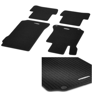 Ripsmatten-Set schwarz 1