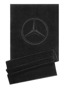 Duschtusch schwarz mit Mercedes-Benz Logo 2