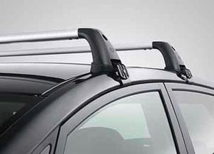Dachträger auf schwarzem Auto 2