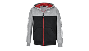 AMG Kinder-Sweatjacke, schwarz/grau 1