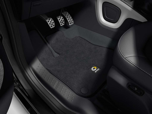 Mercedes-Benz Velours Fußmatten 2-tlg. Satz, smart fortwo 453, gesticktes Logo 1