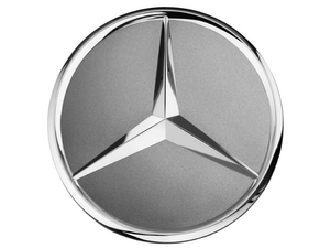 Radnabendeckel silber, Mercedes-Benz Stern 2