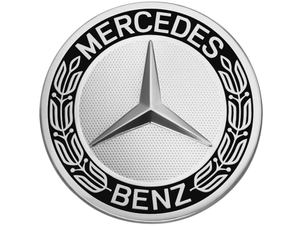 Radnabenabdeckung blau silber, mercedes-Benz Logo 1
