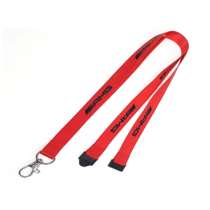 Original Mercedes-Benz AMG Schlüsselband Lanyard rot Nylon 2