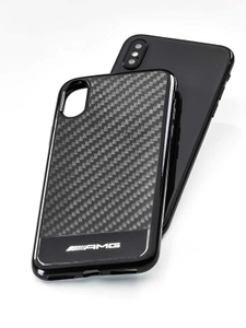 AMG Iphone Huelle schwarz carbon 2