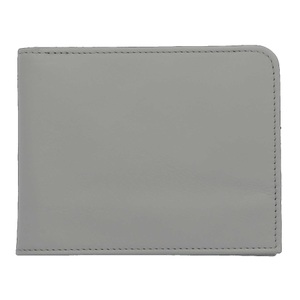 Geldbörse silbergrau, Rindleder 4