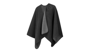 Fleece Ruana anthrazit-schwarz 2