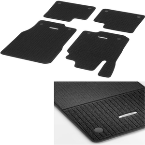 Rips Fußmatten schwarz 1