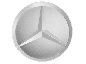 Mercedes-Benz Radnabendeckel, silber/matt 1