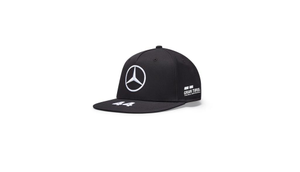 Flat Brim Cap, Hamilton, schwarz 1