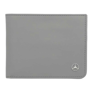 Geldbörse in silber-grau mit Mercedes-Benz-Logo 1