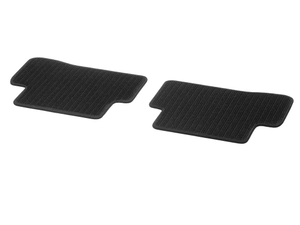 Ripsmatten 2-teilig schwarz 1