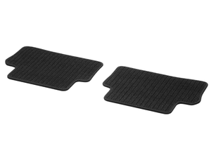 Ripsmatten schwarz 2-teilig 1