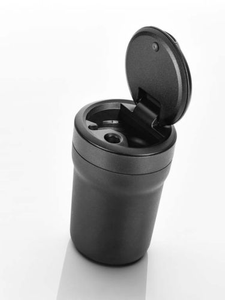 Aschenbecher schwarz, geöffnet 1