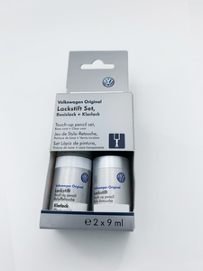 Original VW Lackstift Set Black Berry-Metallic LL4U 1