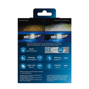 Philips Ultinon Pro6000 H7 BOOST gen3 +450% 2