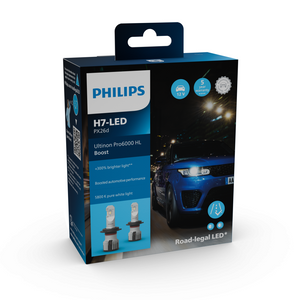 Philips Ultinon Pro6000 H7 BOOST gen3 +450% 1