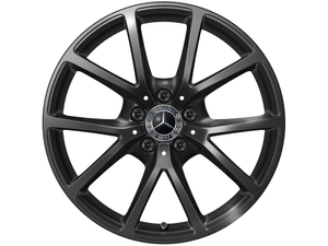 Schwarze Mercedes-Benz Felge 3