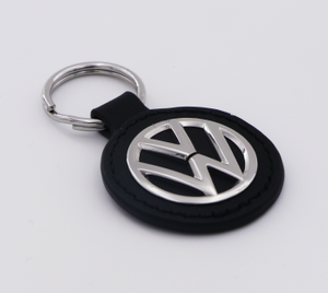 Original VW Schlüsselanhänger Leder/Metall 2
