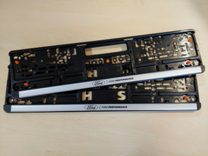 ford-performance-kennzeichenhalter-2-stueck-silber-2569822 1