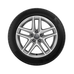 Audi-A4-Komplettradsatz-Winter-Aluminiumfelge-Silber 1