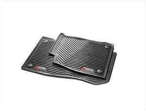 Gummifußmatten schwarz 1