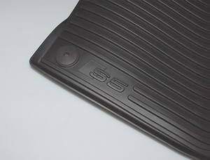 Gummifußmatten schwarz 1