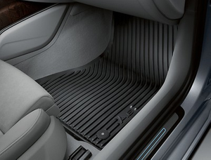 Gummifußmatten schwarz 1