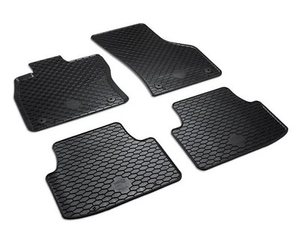 Gummifußmatten schwarz 1