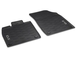 Gummifußmatten schwarz 1