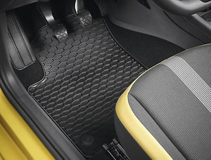 Gummifußmatte schwarz 1