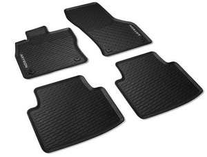 Gummifußmatten schwarz 1