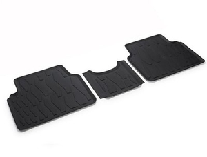 Gummifußmatten schwarz 1