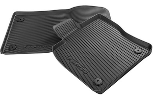 Gummifußmatten schwarz 1