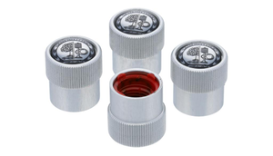 AMG VENTILZIERKAPPEN SATIN-SILBER SET 4-TEILIG MERCEDES ORIGINALTEIL 1