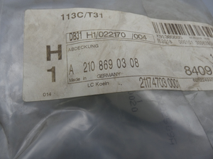 Original Mercedes-Benz Abdeckung Wischwasserbehälter (Beheizt). W168, 169, 202, 210, 245 6