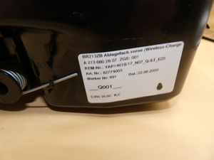 Original Mercedes-Benz Ablagefach Mittelkonsole. E-Klasse W213, W238, CLS W257 5