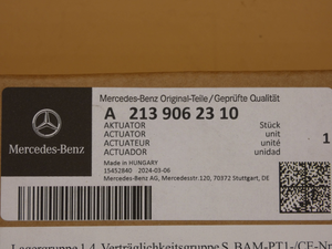 Original Mercedes-Benz Airbag Aktuator Motorhaube. E-Klasse W213, 238, CLS W257, AMG GT 4